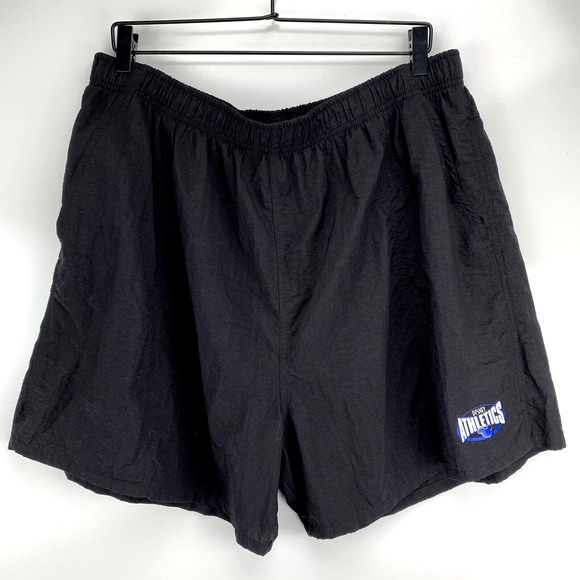 Walt Disney World Disney Athletics Swim Shorts Vintage XXL 2XL Brief Liner Black